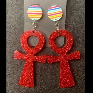 Ankh Earrings